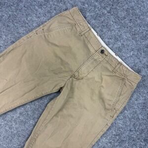 Levis 511 Slim Fit Chino Pants Mens 32x30 Tan Khaki Cotton Twill 55688-0002